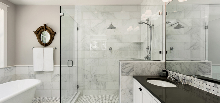 bathroom shower door installation in Rancho Mirage